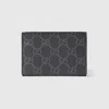 Gucci Gg Emblem Bi-fold Card Case In Black