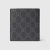 Gucci Gg Emblem Bi-fold Wallet In Black