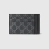 Gucci Gg Emblem Card Case In Black