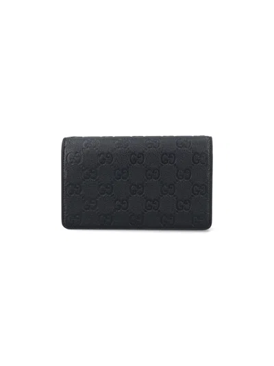 GUCCI 'GG EMBLEM' CHAIN WALLET
