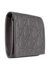 Gucci Gg Emblem Embossed Wallet In Pattern