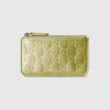 Gucci Gg Emblem Key Pouch In Green
