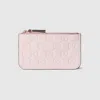 Gucci Gg Emblem Key Pouch In Pink