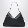 Gucci Large Gg Embossed Leather Tote Bag In Black