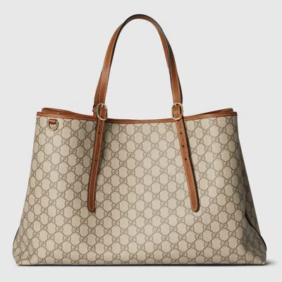 GUCCI GUCCI GG EMBLEM MAXI TOTE BAG