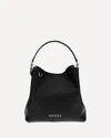 Gucci Women Gg Emblem Leather Bucket Bag