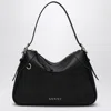 Gucci Leather Gg Emblem Structured Shoulder Bag In Black