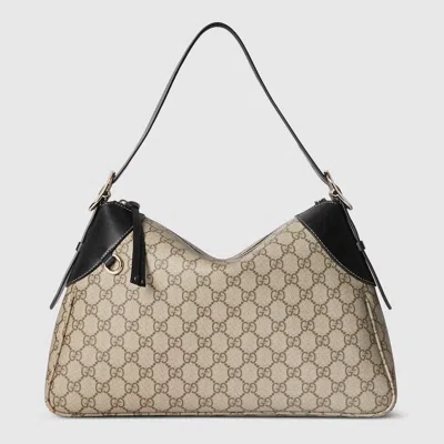 GUCCI GUCCI GG EMBLEM LARGE SHOULDER BAG