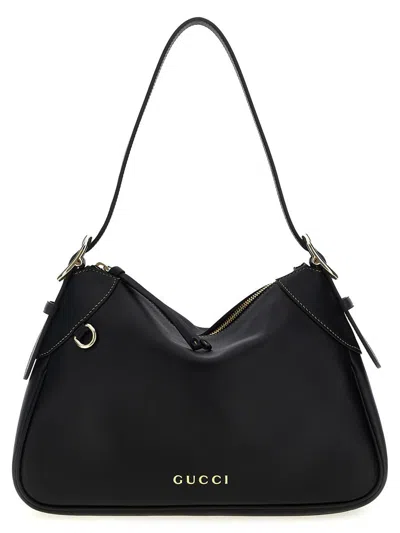 GUCCI GUCCI 'GG EMBLEM' MEDIUM SHOULDER BAG