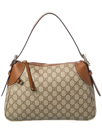 Gucci Gg Emblem Medium Shoulder Bag In Orange