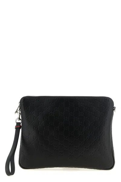 Gucci Mittlere Umhängetasche "gg Emblem" In Pink