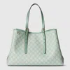 Gucci Gg Emblem Medium Tote Bag In Green