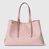 Gucci Gg Emblem Medium Tote Bag In Pink