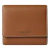 Gucci Gg Emblem Medium Wallet 'brown Leather'