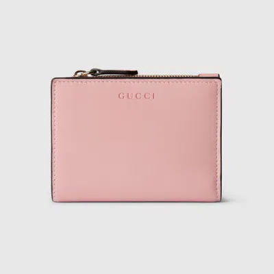 Gucci Gg Emblem Medium Wallet In Purple