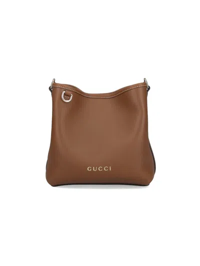 GUCCI "GG EMBLEM" MINI BAG