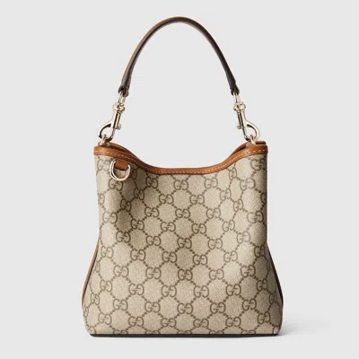 GUCCI GUCCI GG EMBLEM SMALL BUCKET BAG