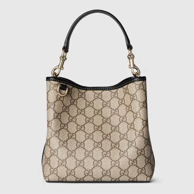GUCCI GUCCI GG EMBLEM SMALL BUCKET BAG