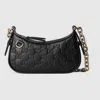 Gucci Gg Emblem Mini Shoulder Bag In Black