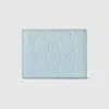 Gucci Gg Emblem Mini Wallet In Blue