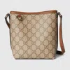 Gucci Gg Emblem Nano Bucket Bag In Sand