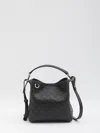 Gucci Gg Emblem Small Leather Bucket Bag In Black