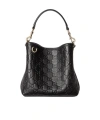 Gucci Gg Emblem Small Leather Bucket Bag