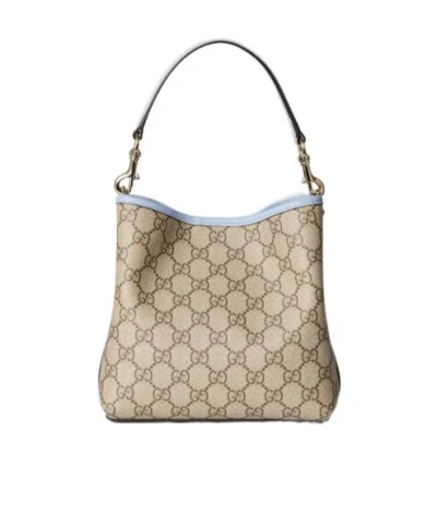 Gucci Gg Emblem Small Bucket Bag In Multi