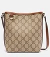 Gucci Gg Emblem Small Bucket Bag In Sand