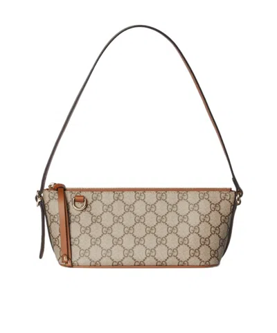 Gucci Gg Emblem Small Shoulder Bag In Multi