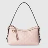 Gucci Gg Emblem Small Shoulder Bag In Pink