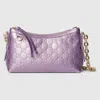 Gucci Gg Emblem Small Shoulder Bag In Pink