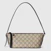 Gucci Gg Emblem Small Shoulder Bag In Sand