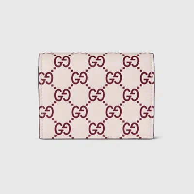 Gucci Gg Emblem Small Wallet In Pink