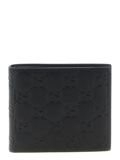 Gucci Gg Emblem Wallet In Black