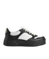Gucci Gg Embossed Low-top Sneakers In Black