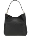 Gucci Leather Bag With Adjustable Handle And Strap In Black