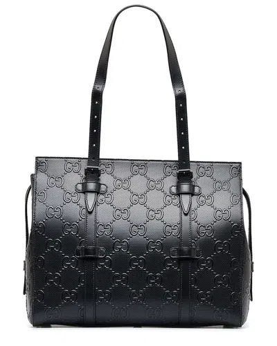 Gucci Gg Embossed Tote (authentic Pre-loved)