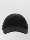 Gucci Versatile Adjustable Cap With Curved Brim In Black