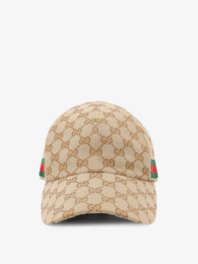 Gucci Gg Fabric Baseball Hat In Black