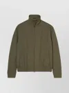 Gucci Mens Rusty Green Monogram-pattern Cotton-blend Blouson Jacket In Green