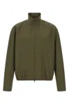 Gucci Gg Fabric Bomber Jacket Puffer Jackets Green In Green
