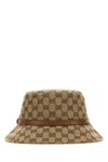 Gucci Gg Fabric Bucket Hat In Brown