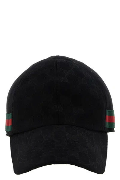 Gucci Gg Fabric Cap In Black
