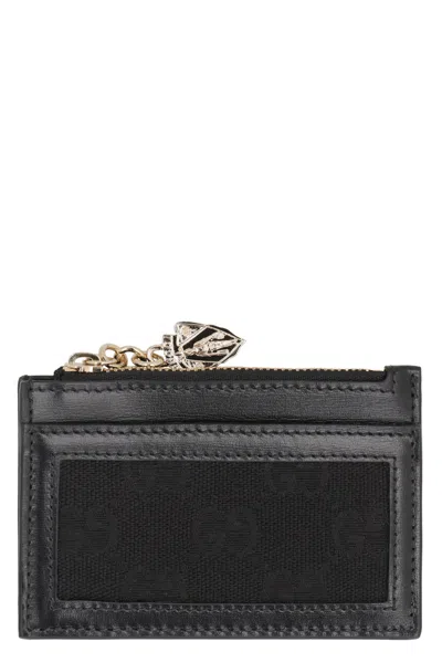 Gucci Gg Fabric Card Holder