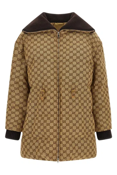 GUCCI GG FABRIC DOWN JACKET