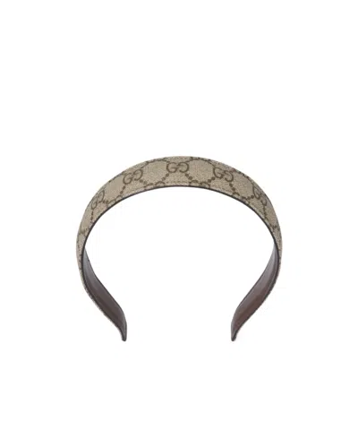 Gucci Gg Fabric Hair Band In Neutral