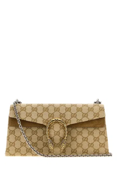 Gucci Gg Fabric Medium Dionysus Shoulder Handbag In Printed