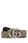 Gucci Gg Fabric Reversible Gg Marmont Belt In Multi