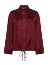 Gucci Gg Fabric Shirt In Black